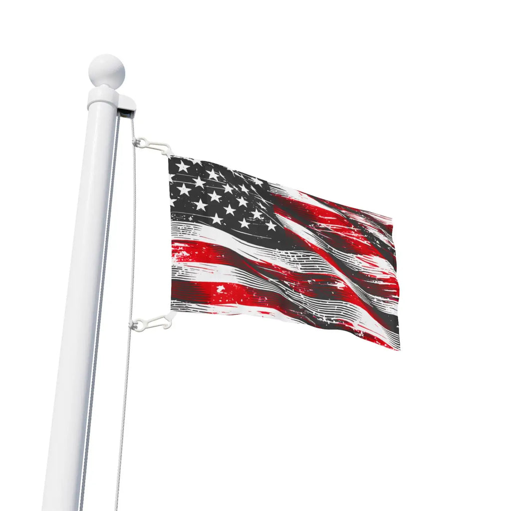 Patriotic Flag Wall Art - Independence Day Home Decor - DipaliZ