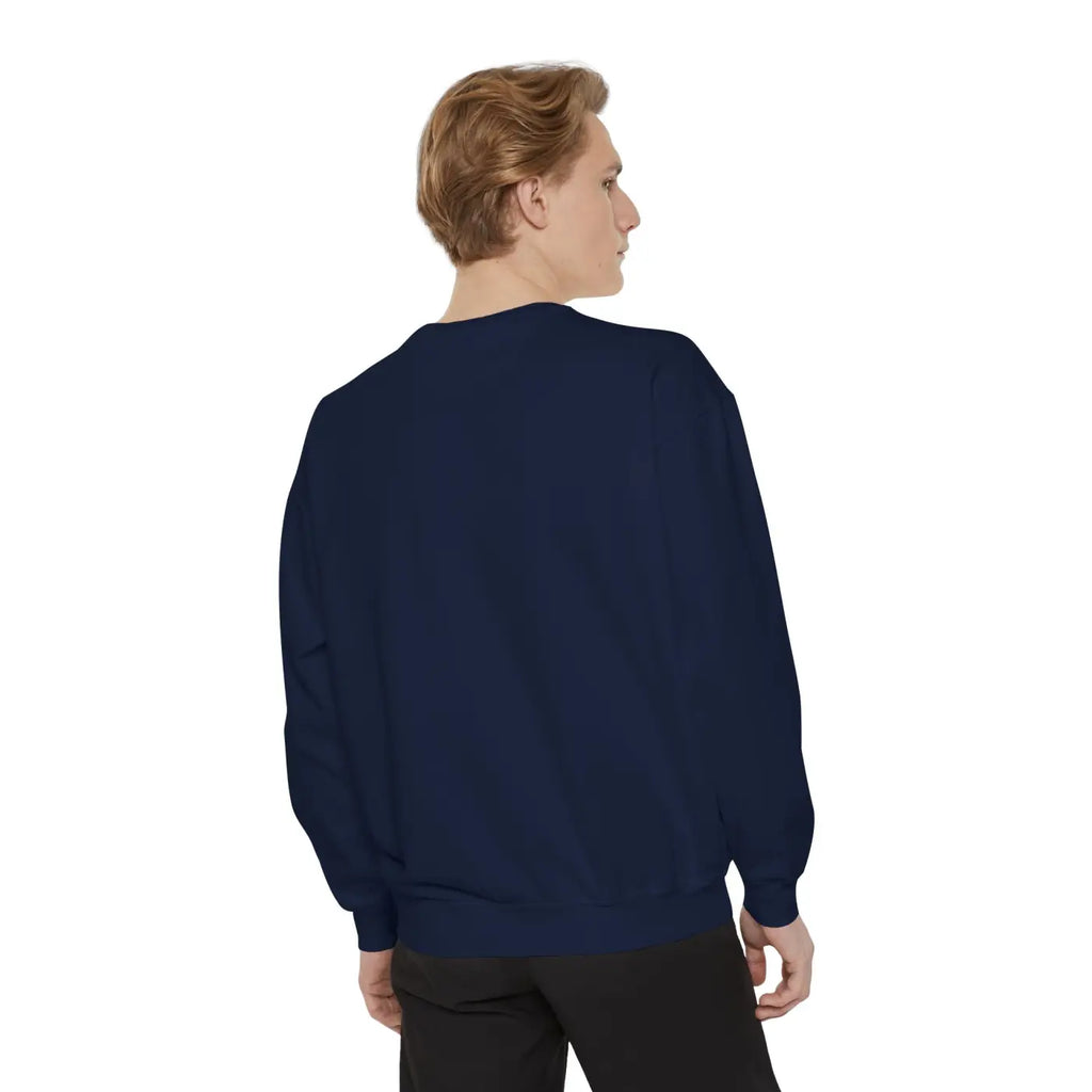 Cozy Garment-Dyed Sweatshirt - Independence Day Comfort - DipaliZ