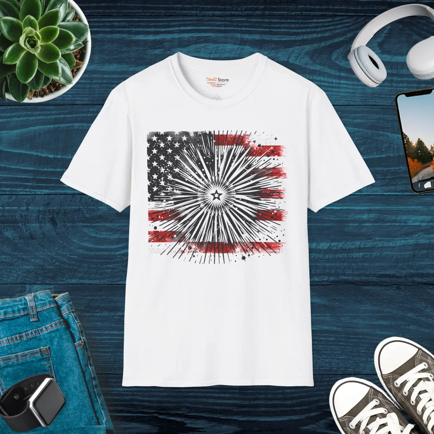 Independence Day Shirt - USA Pride Tee Summer Style - DipaliZ