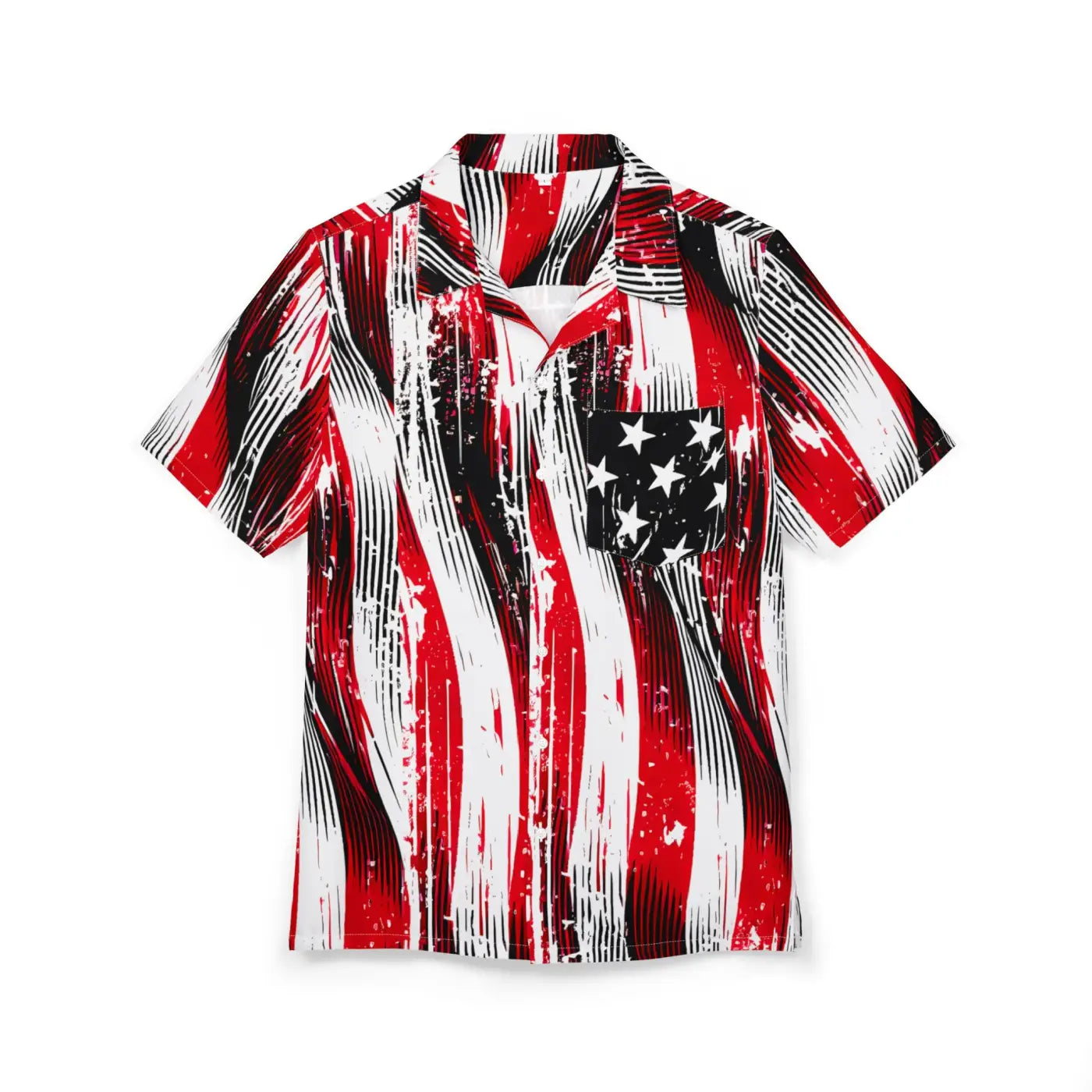 Patriotic Hawaiian Shirt Unisex - Summer BBQ Ready - DipaliZ