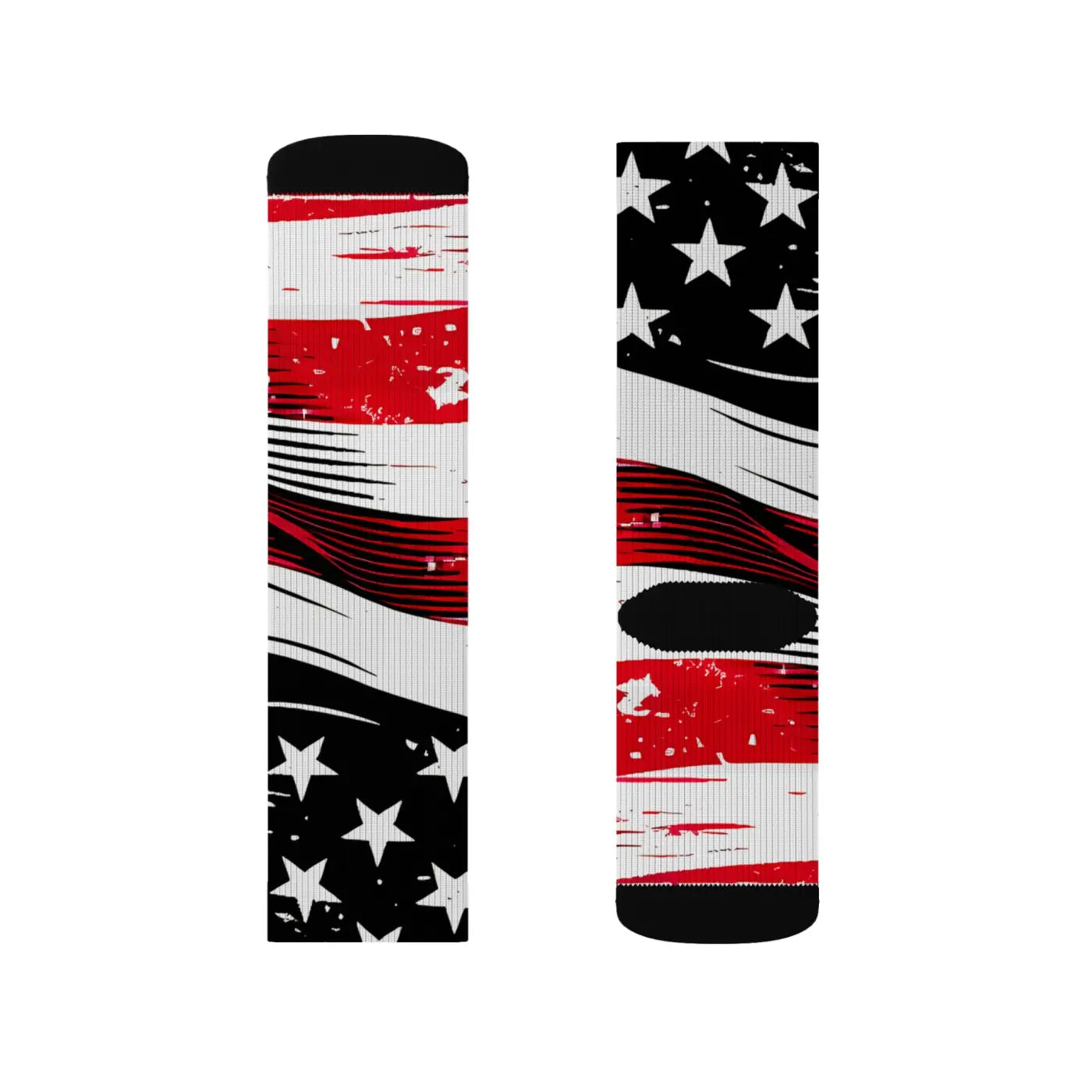 Patriotic Sublimation Socks - Soft Fleece Lining - DipaliZ