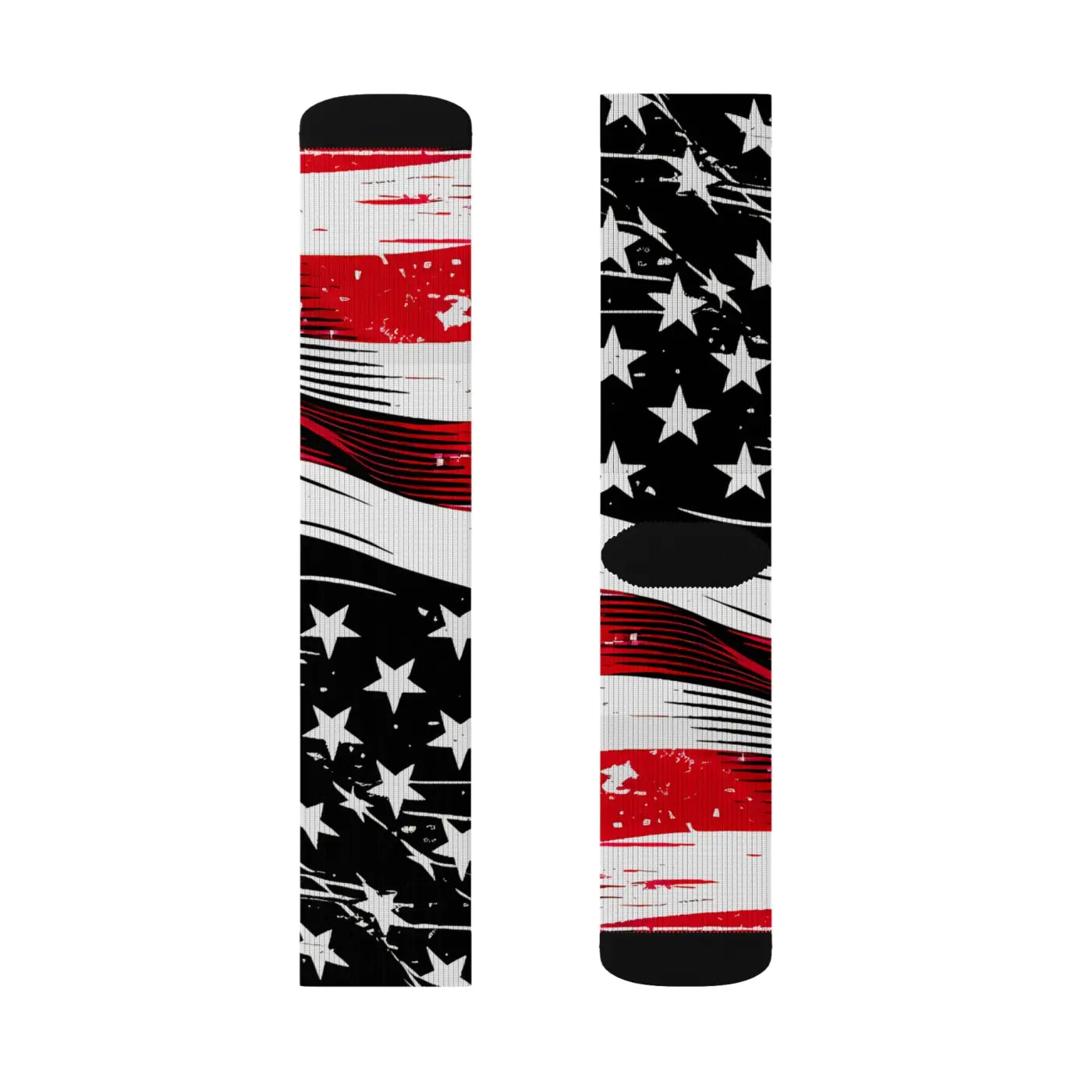 Patriotic Sublimation Socks - Soft Fleece Lining - DipaliZ