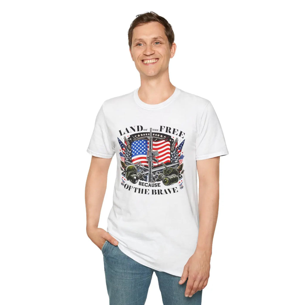 Independence Day Unisex Softstyle Tee - Patriotic Comfort - DipaliZ