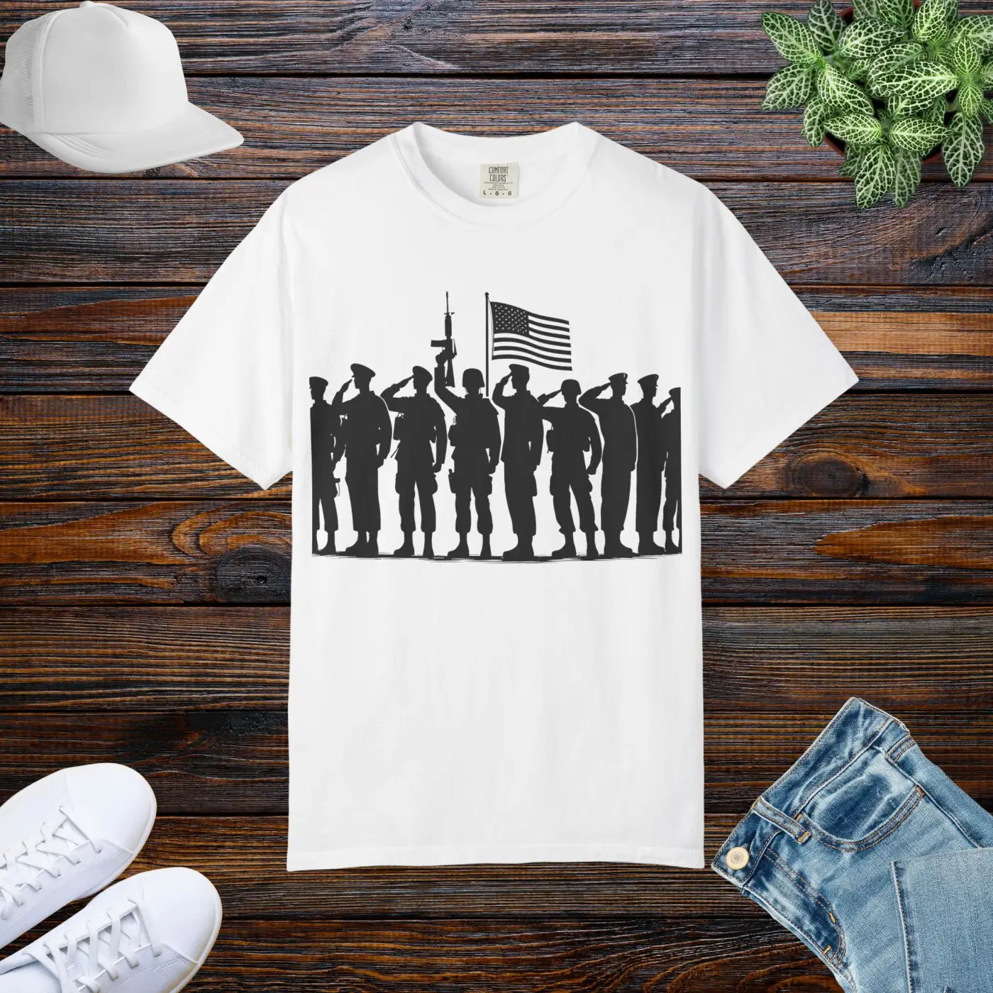Patriotic Unisex Tee - Veteran Appreciation Shirt Comfy - DipaliZ