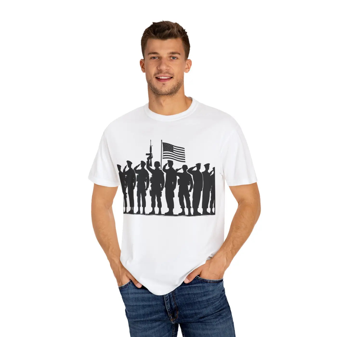 Patriotic Unisex Tee - Veteran Appreciation Shirt Comfy - DipaliZ
