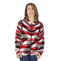 Unisex Zip Hoodie - Distressed American Flag Patriotic Style - DipaliZ