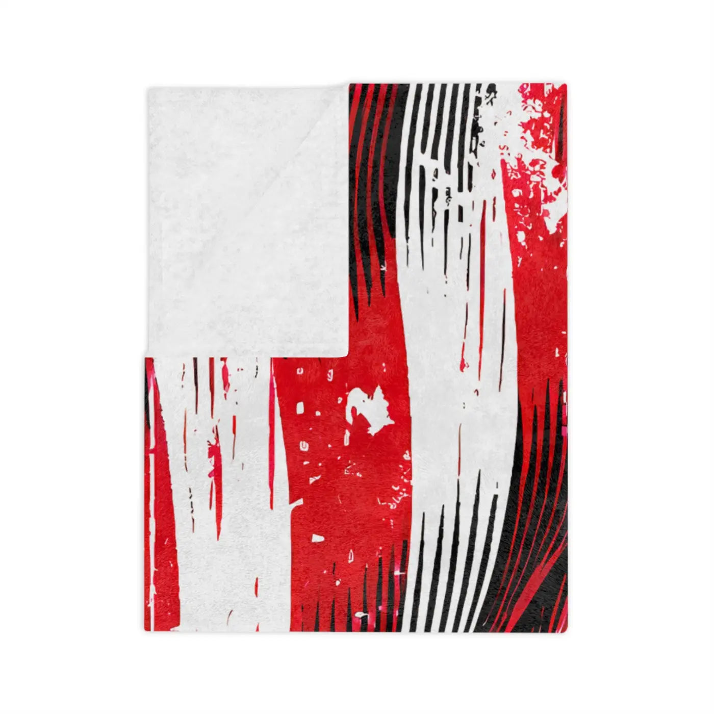 Patriotic Velveteen Blanket - Ultra Soft American Flag Design - DipaliZ
