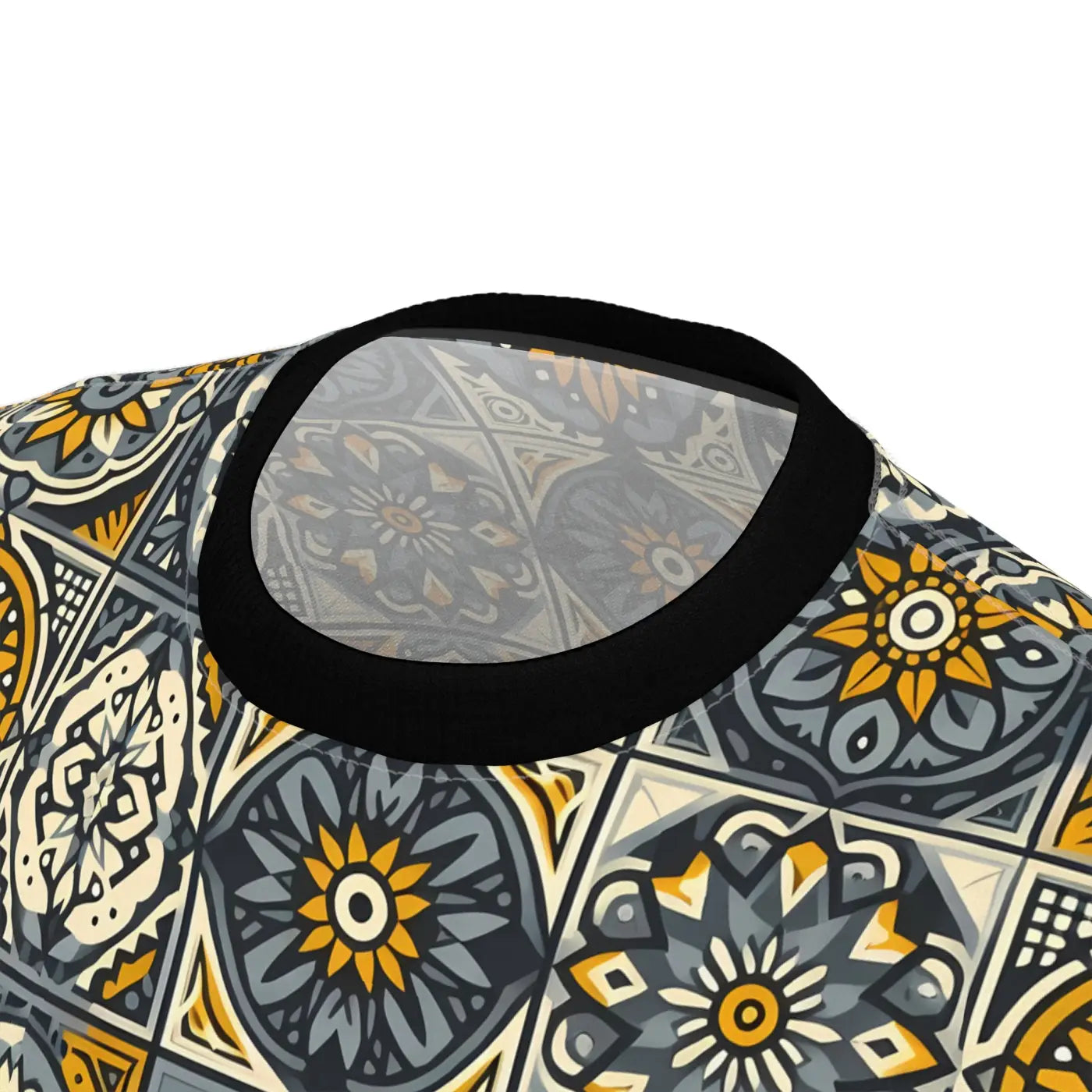 Vibrant Mosaic Patterned Unisex Tee - Casual Everyday Wear - DipaliZ