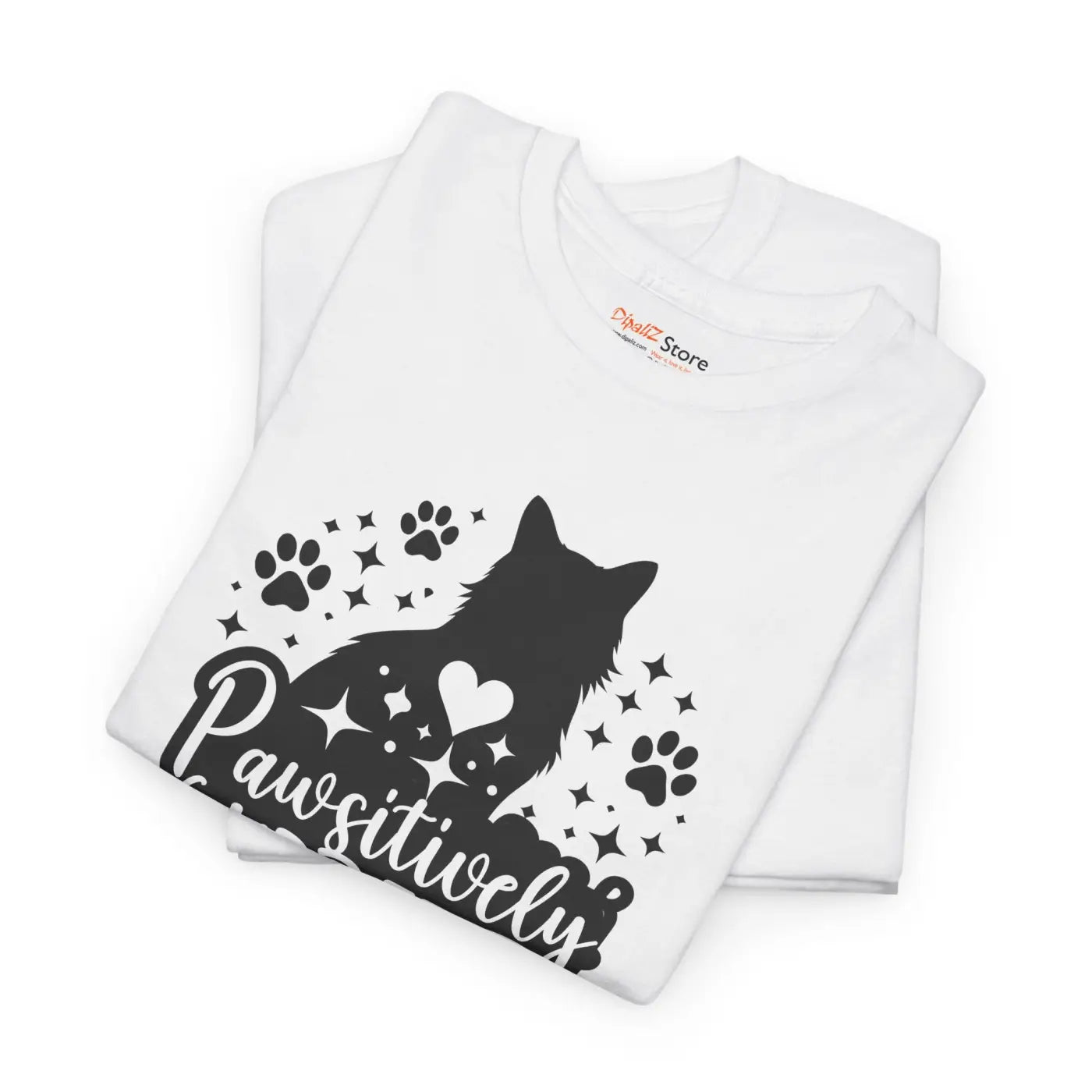 Purrfect Cat Lovers Heavy Cotton Tee - Unisex Comfort - DipaliZ