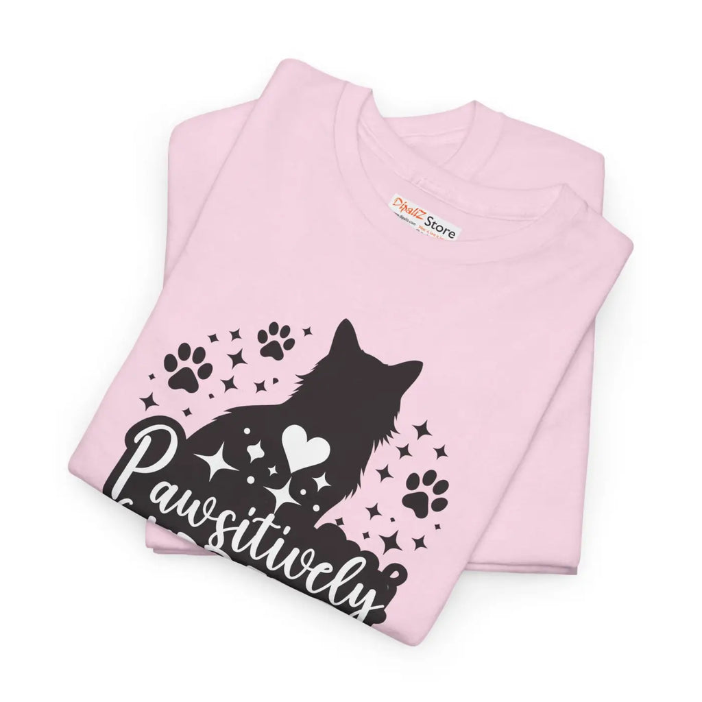 Purrfect Cat Lovers Heavy Cotton Tee - Unisex Comfort - DipaliZ