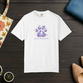 Watercolor Paw Print Tee - Dreamy Pet Lover Design - DipaliZ