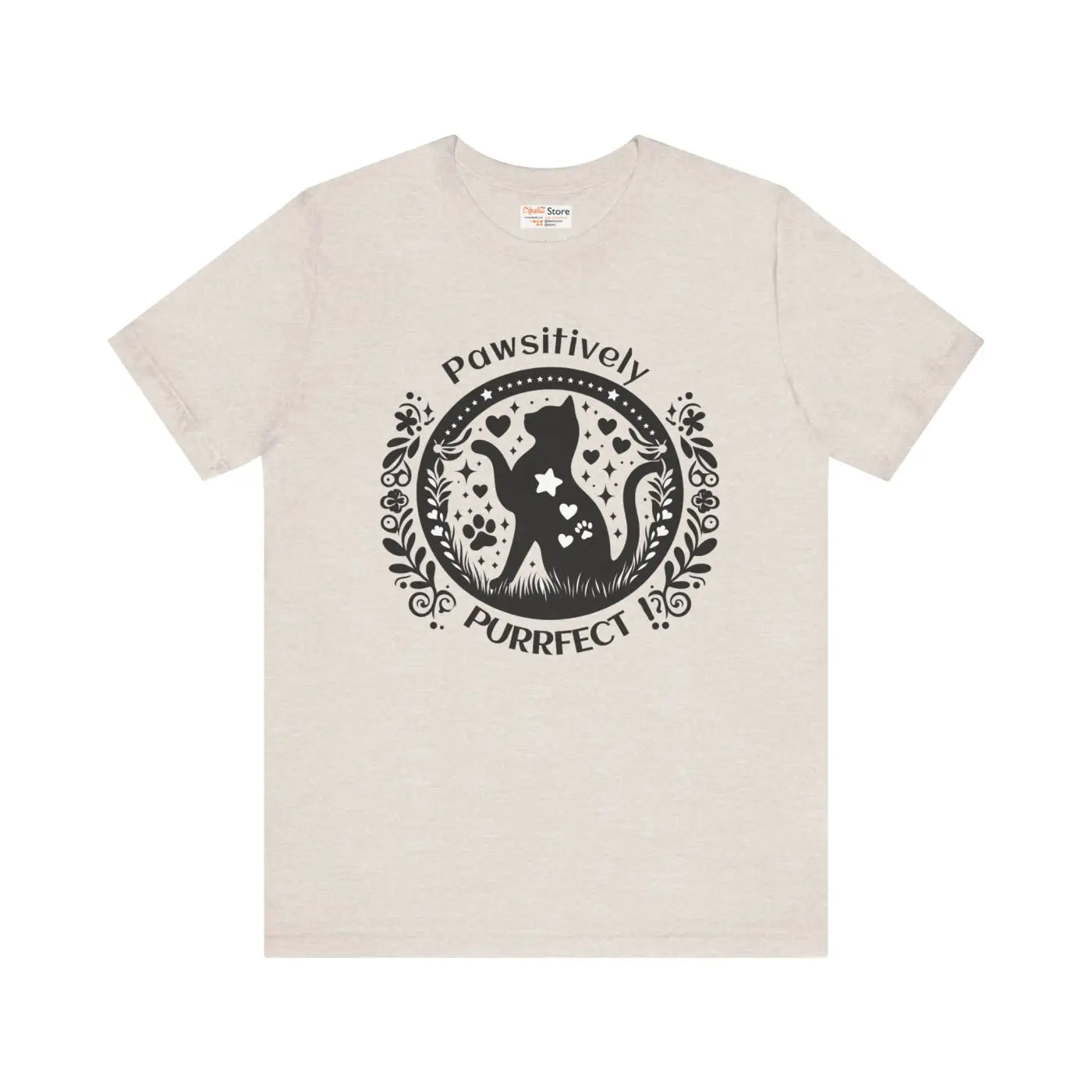 Pawsitively Purrfect Cat Lover Tee - Unisex Jersey - DipaliZ