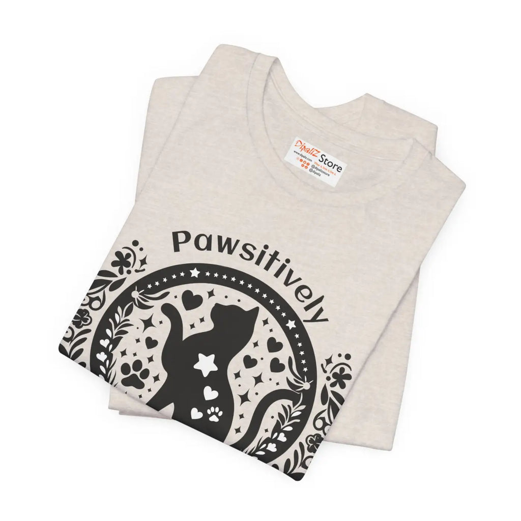 Pawsitively Purrfect Cat Lover Tee - Unisex Jersey - DipaliZ