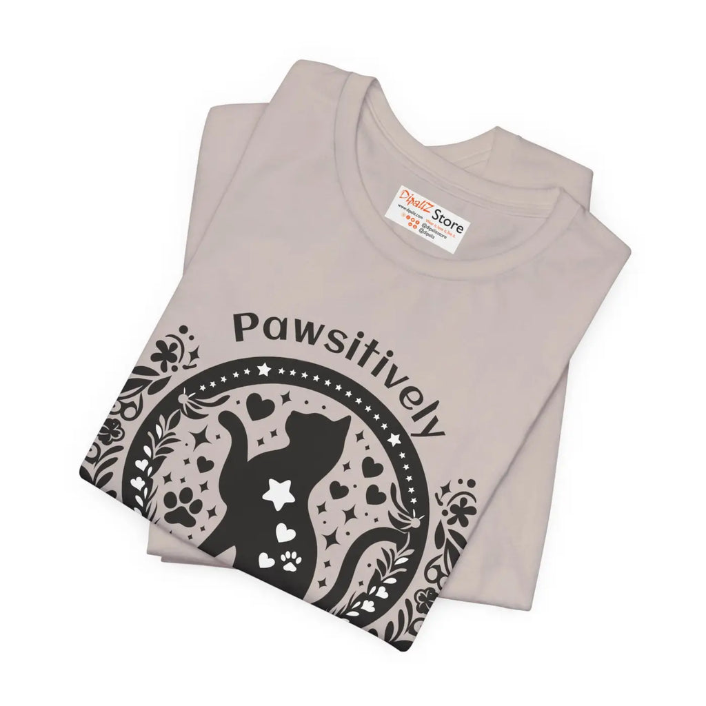 Pawsitively Purrfect Cat Lover Tee - Unisex Jersey - DipaliZ