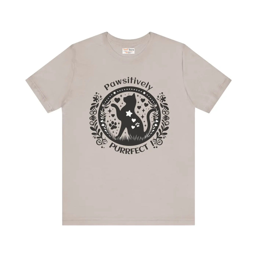 Pawsitively Purrfect Cat Lover Tee - Unisex Jersey - DipaliZ