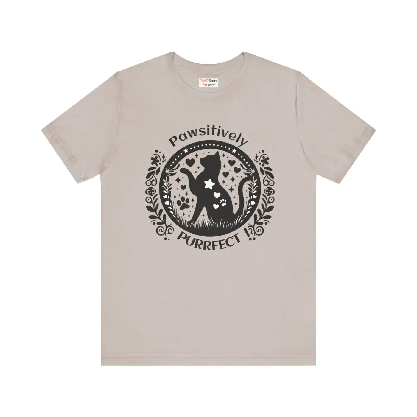 Pawsitively Purrfect Cat Lover Tee - Unisex Jersey - DipaliZ
