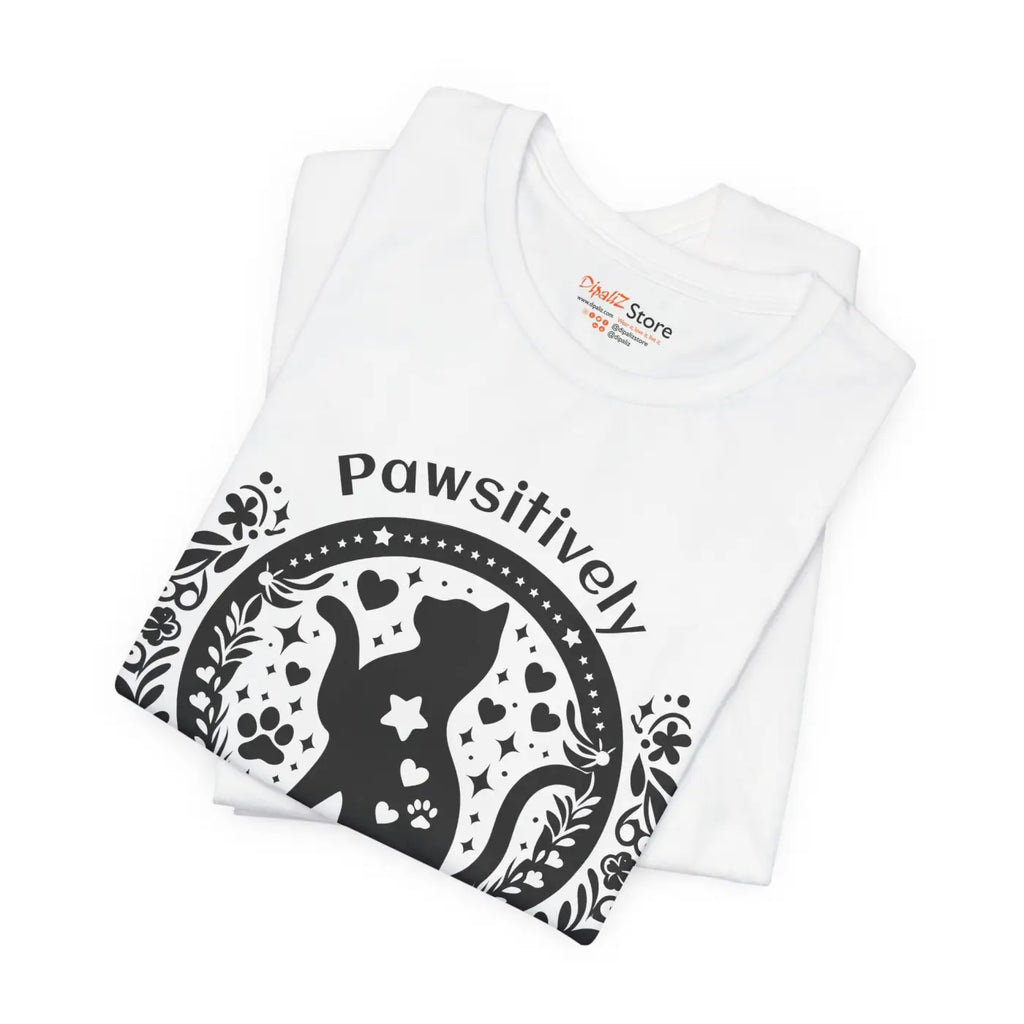 Pawsitively Purrfect Cat Lover Tee - Unisex Jersey - DipaliZ