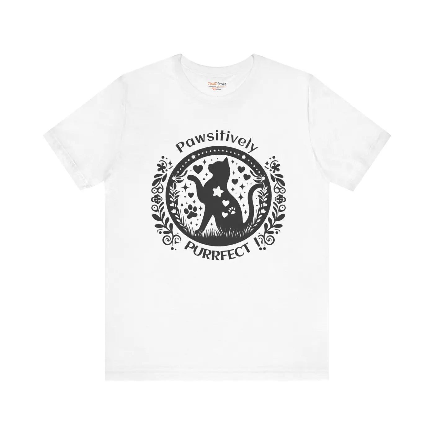 Pawsitively Purrfect Cat Lover Tee - Unisex Jersey - DipaliZ