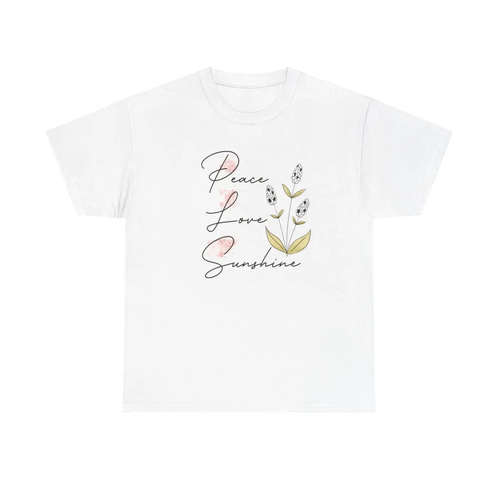 Peace Love Sunshine Tee - Unisex Heavy Cotton - DipaliZ