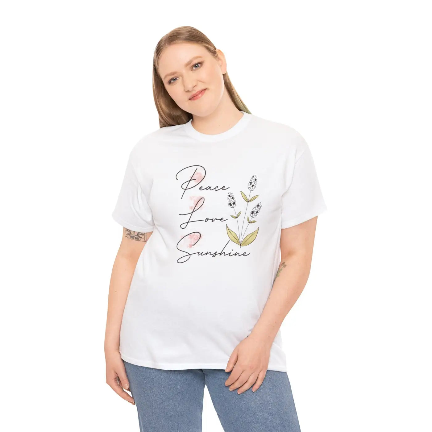 Peace Love Sunshine Tee - Unisex Heavy Cotton - DipaliZ