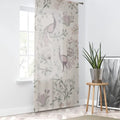 Peacock Floral Window Curtains - Polyester Elegance - DipaliZ