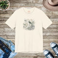 Floral Peacock Unisex Tee - Soft Cotton Quality Print - DipaliZ