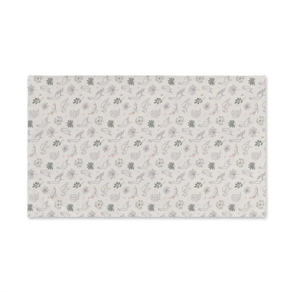 Cotton Hand Towel - Animals and Nature Design - DipaliZ