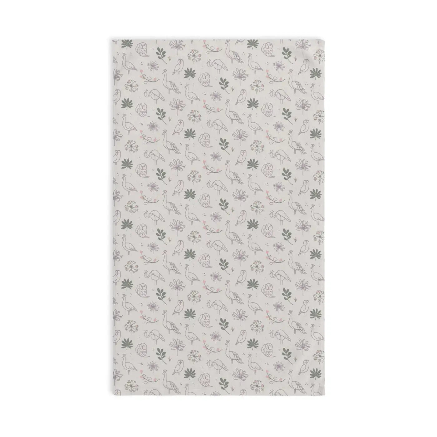 Cotton Hand Towel - Animals and Nature Design - DipaliZ