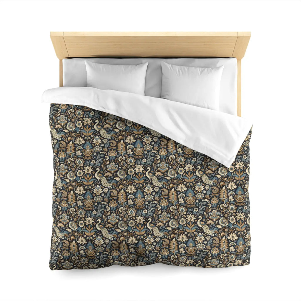 Peacock Microfiber Duvet Cover - Luxurious Sleep Comfort - DipaliZ