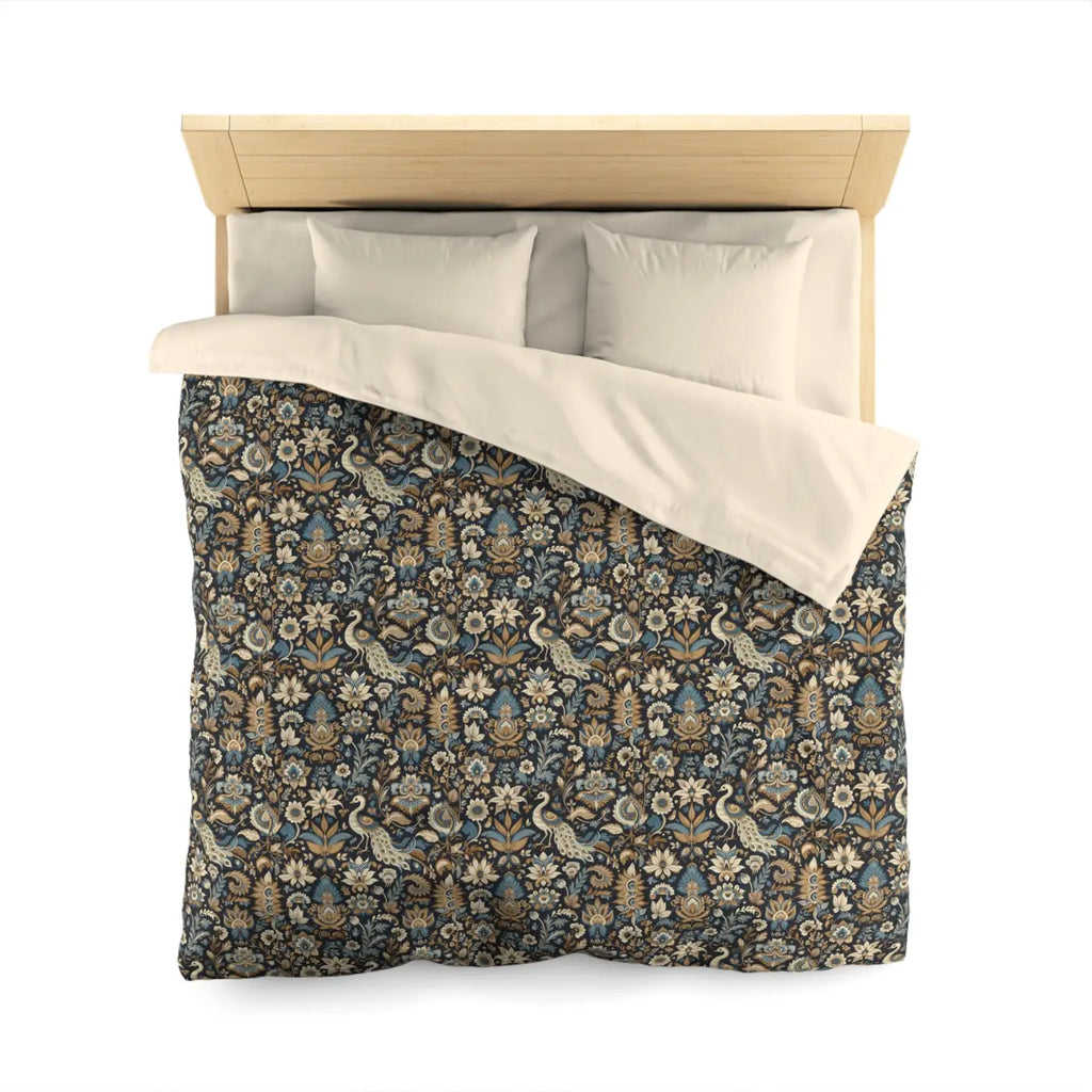 Peacock Microfiber Duvet Cover - Luxurious Sleep Comfort - DipaliZ