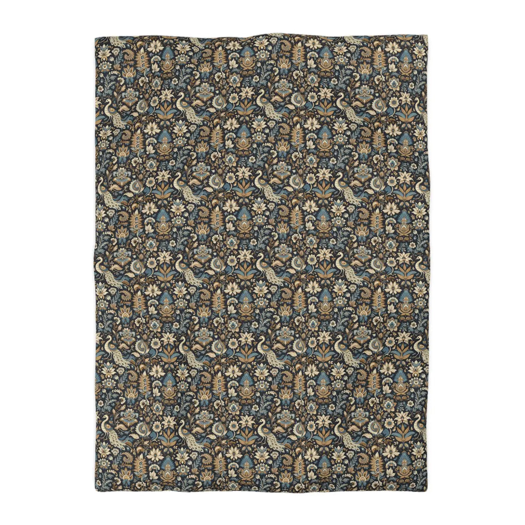 Peacock Microfiber Duvet Cover - Luxurious Sleep Comfort - DipaliZ