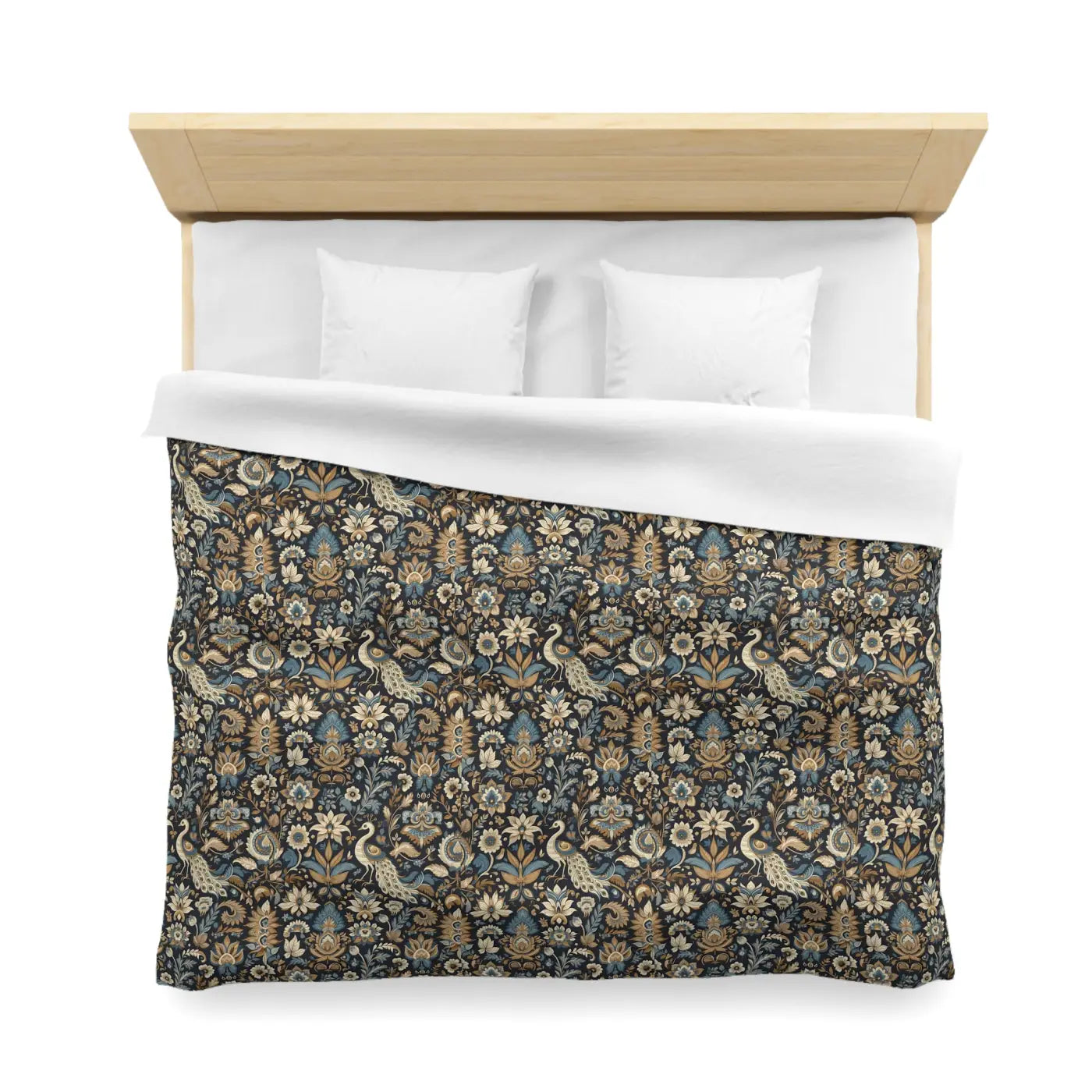 Peacock Microfiber Duvet Cover - Luxurious Sleep Comfort - DipaliZ