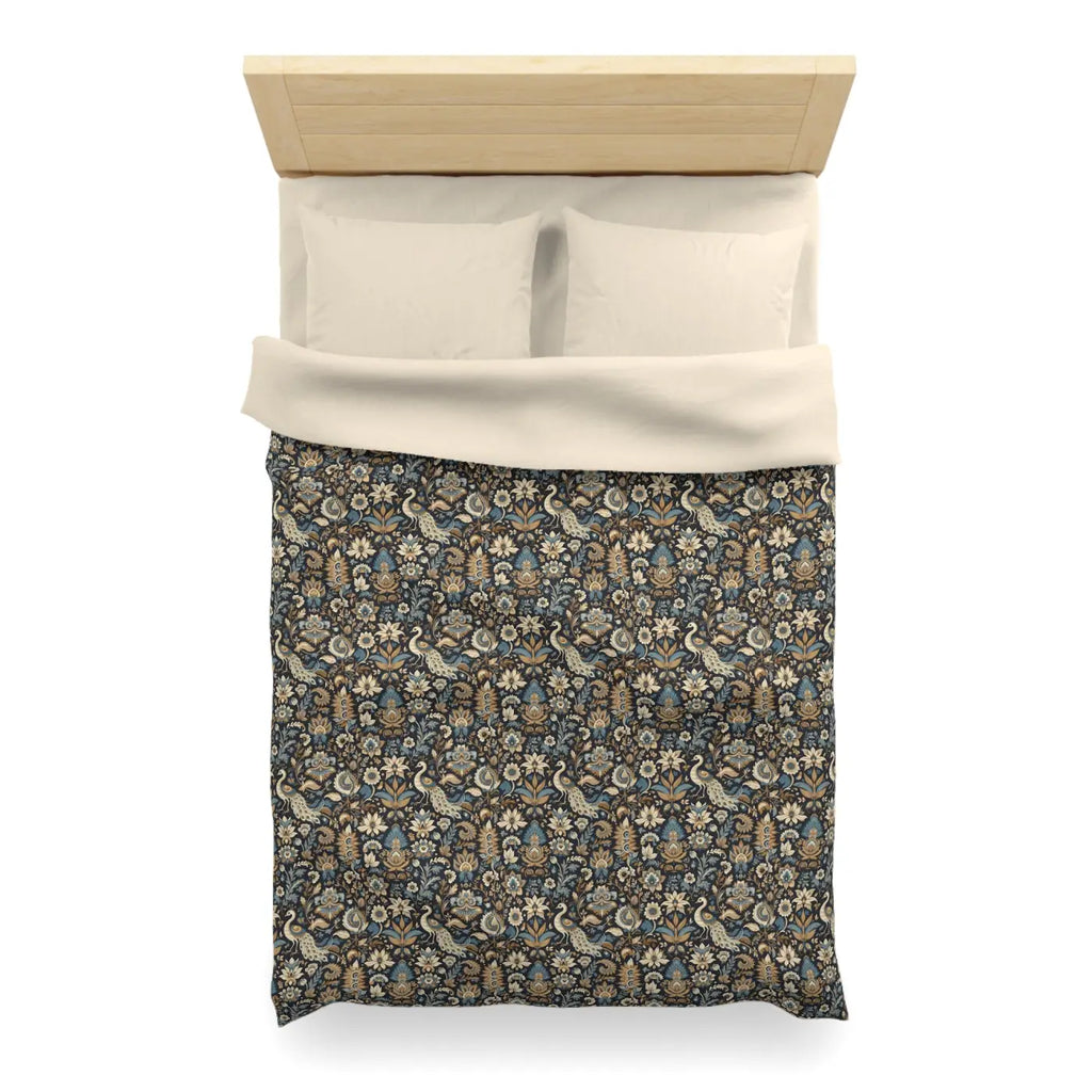 Peacock Microfiber Duvet Cover - Luxurious Sleep Comfort - DipaliZ