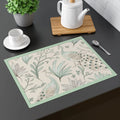 Peacock Placemats - Vibrant Cotton Nature Design - DipaliZ