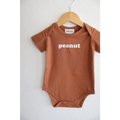 Peanut Organic Cotton Baby Onesie