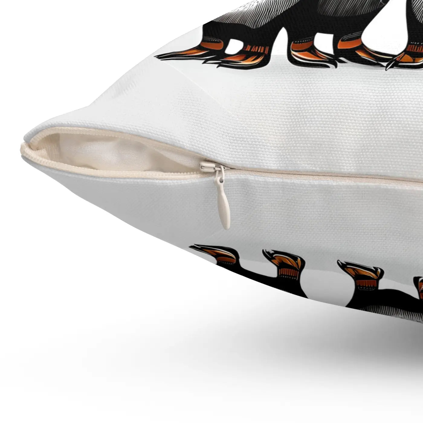 Penguins Throw Pillow - Polyester Square Cover - DipaliZ