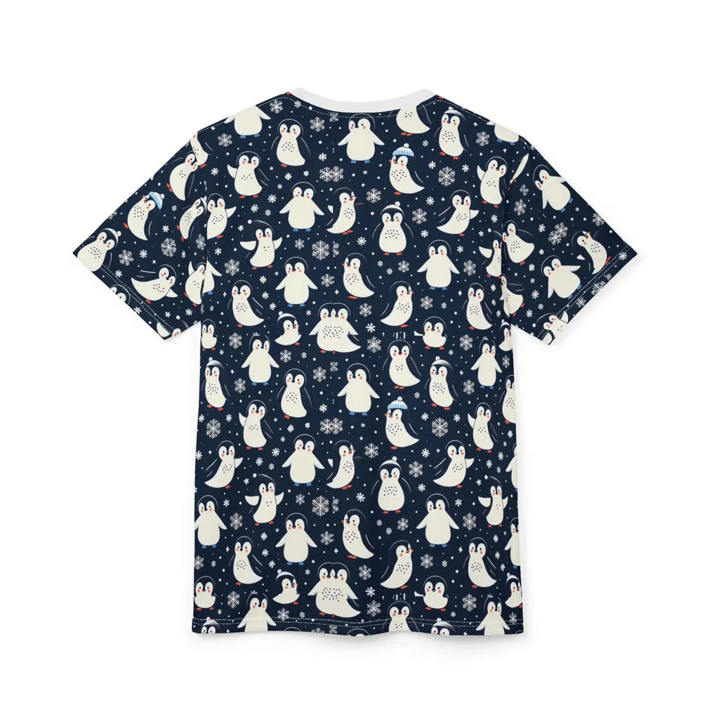 Unisex Penguin Sew Tee - Snowy Wonderland Winter Design - DipaliZ