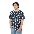 Unisex Penguin Sew Tee - Snowy Wonderland Winter Design - DipaliZ
