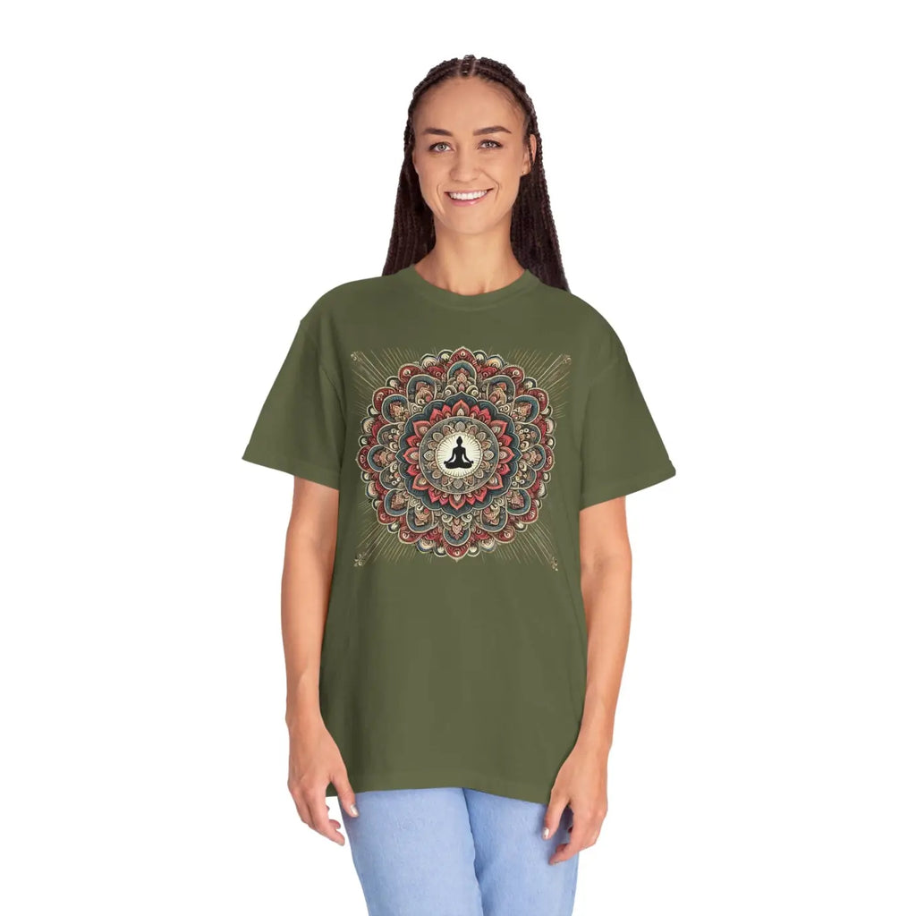Chill Vibes Comfort Colors Tee - Relaxed Fit Yoga Top - DipaliZ