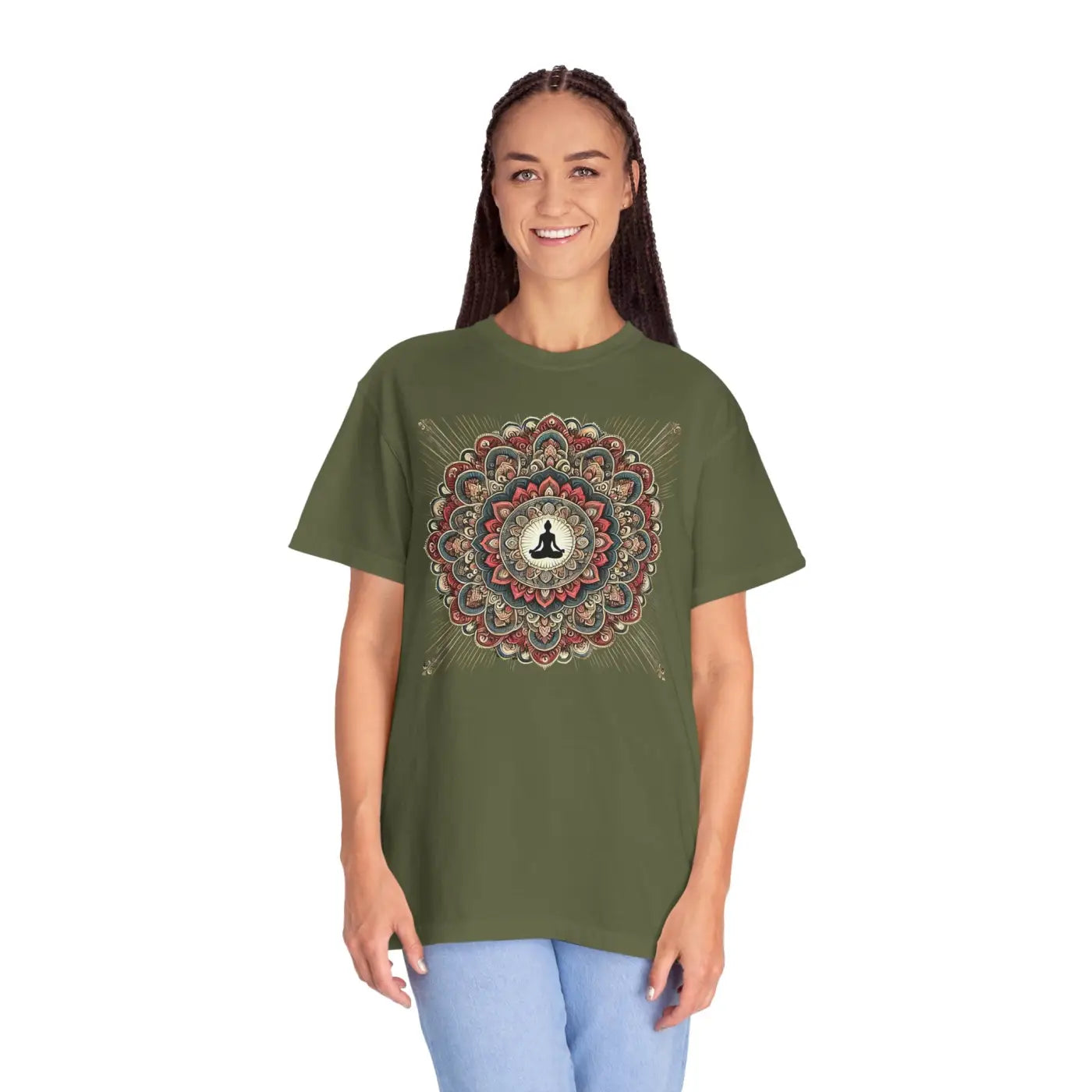Chill Vibes Comfort Colors Tee - Relaxed Fit Yoga Top - DipaliZ