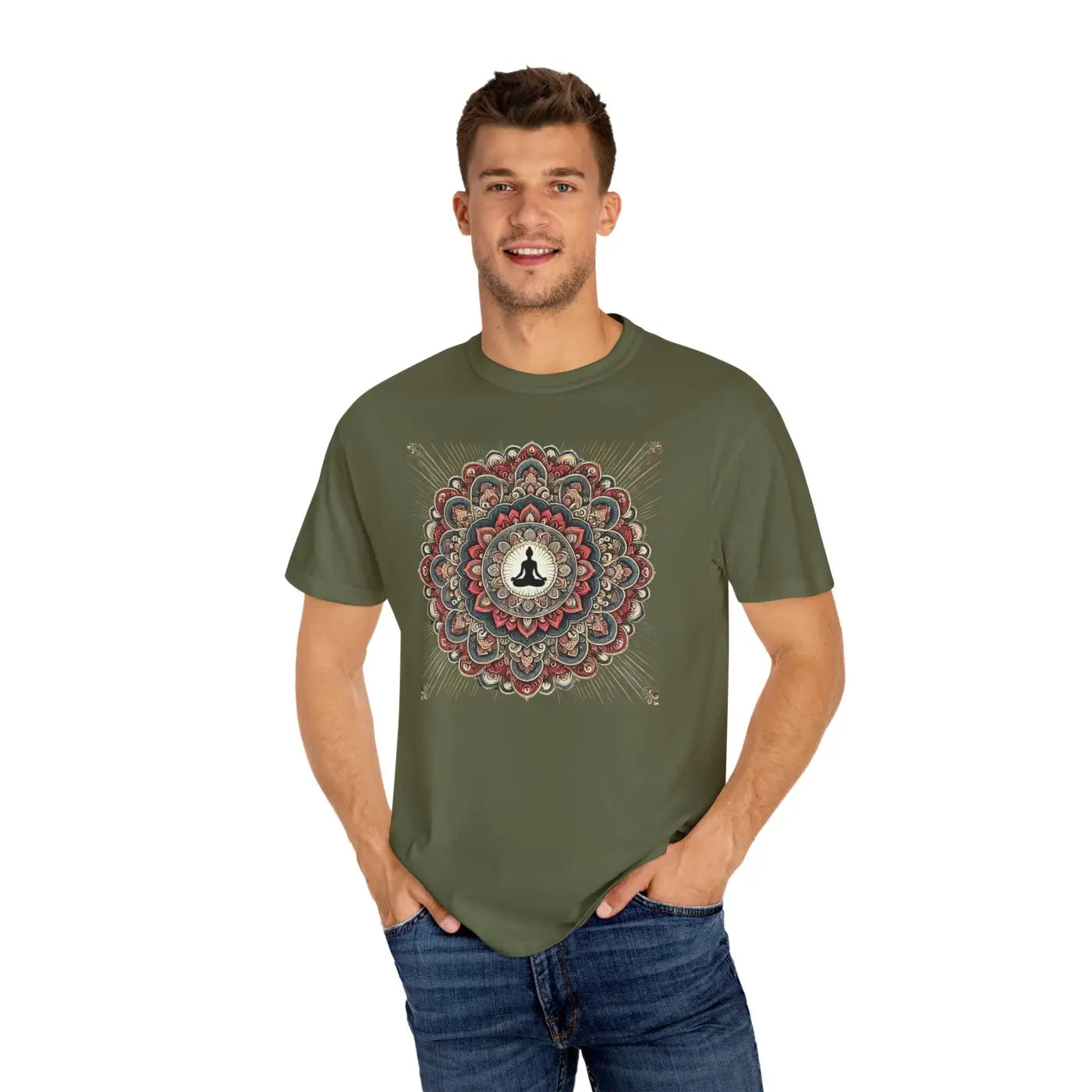 Chill Vibes Comfort Colors Tee - Relaxed Fit Yoga Top - DipaliZ