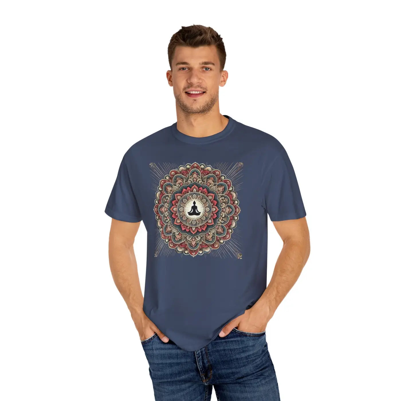 Chill Vibes Comfort Colors Tee - Relaxed Fit Yoga Top - DipaliZ