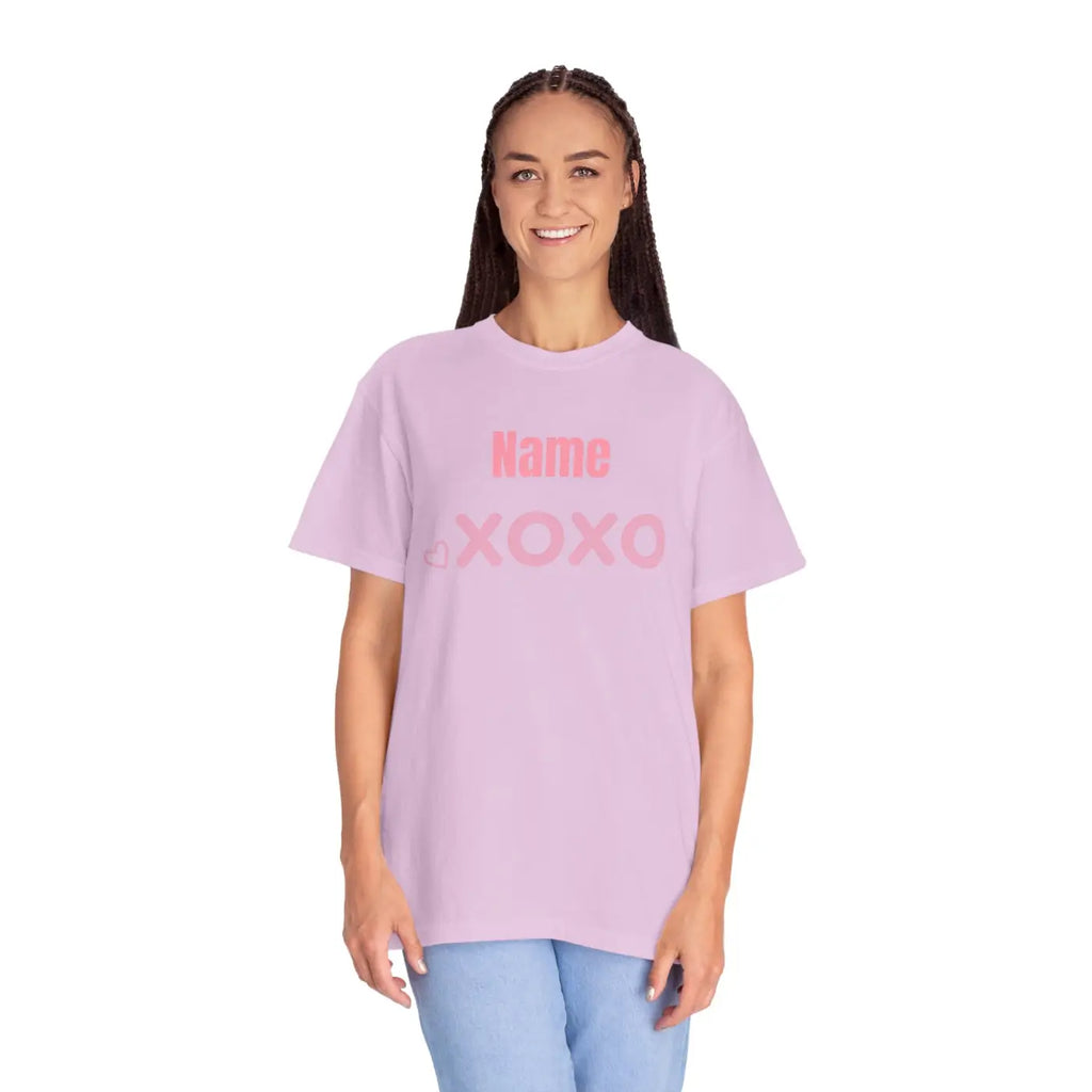 Personalized XOXO Tee - Custom Valentine Shirt - DipaliZ