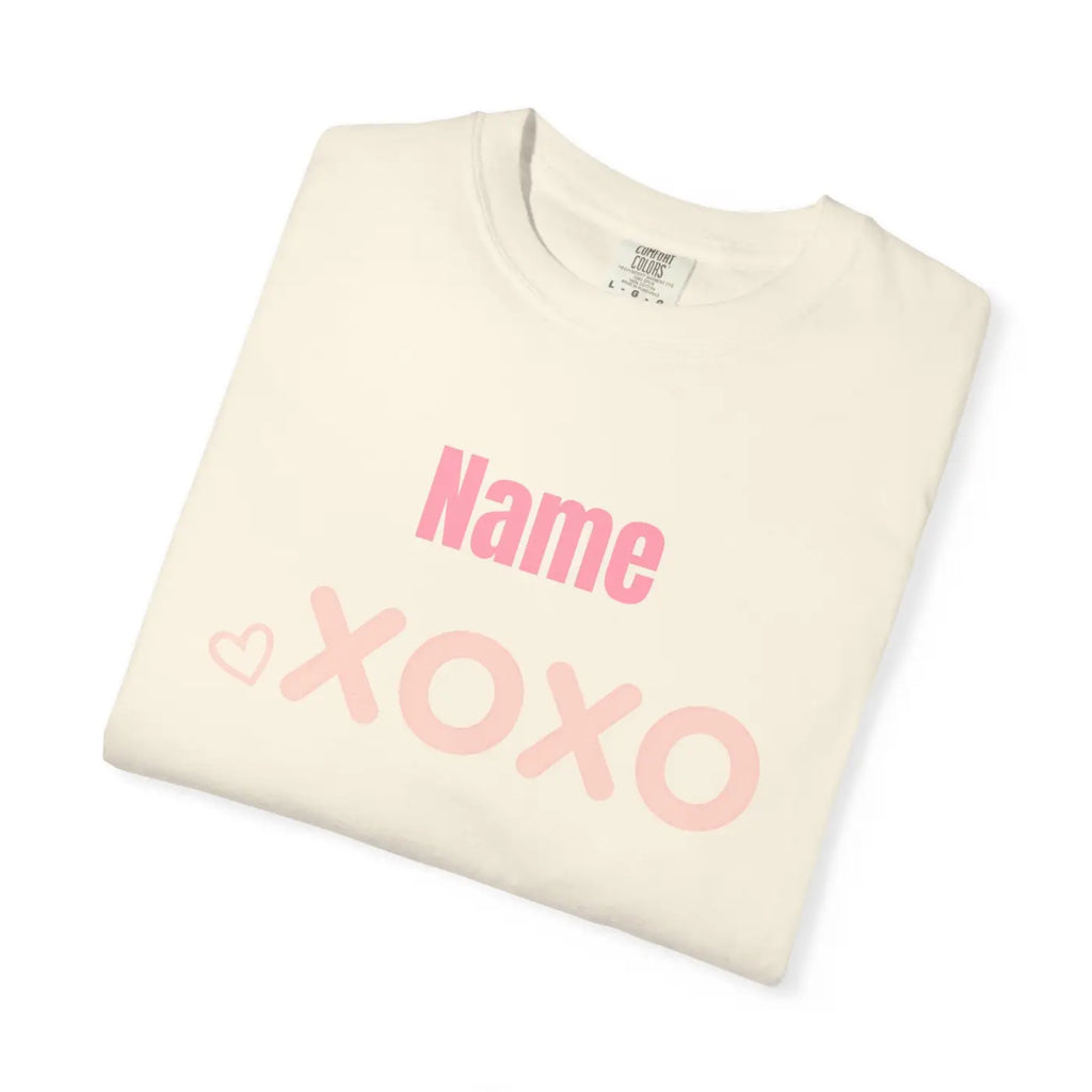 Personalized XOXO Tee - Custom Valentine Shirt - DipaliZ