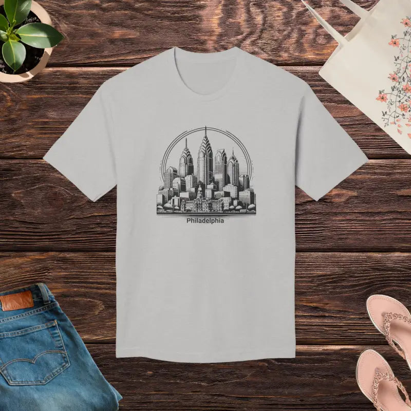 Philly Skyline Tee - Made for Urban Style Gifts for Her - DipaliZ