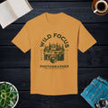 Photographer T-Shirt - Camera Lover Spotlight Design - DipaliZ