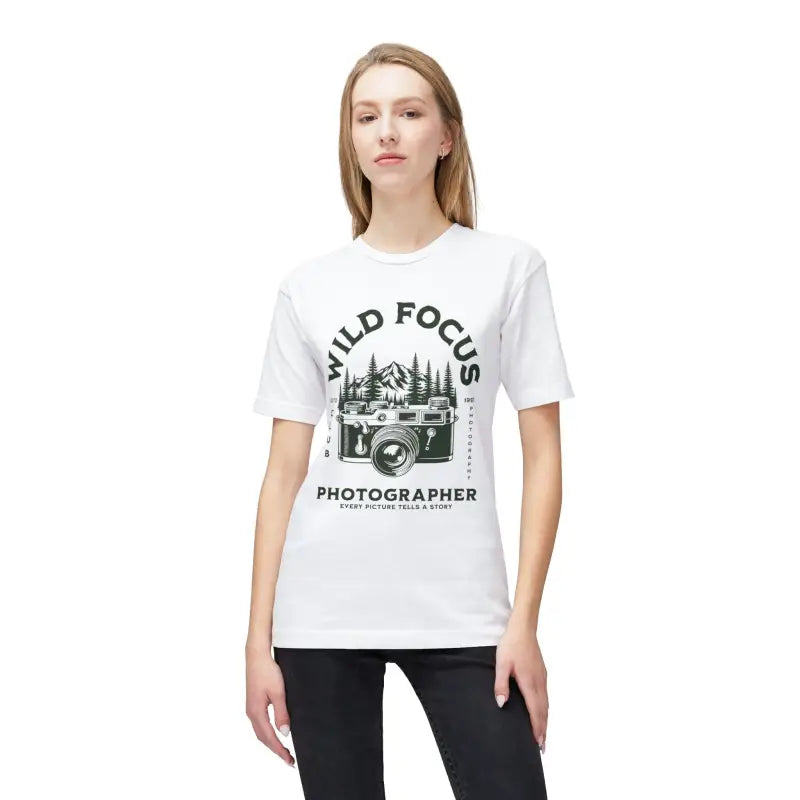 Photographer T-Shirt - Camera Lover Spotlight Design - DipaliZ