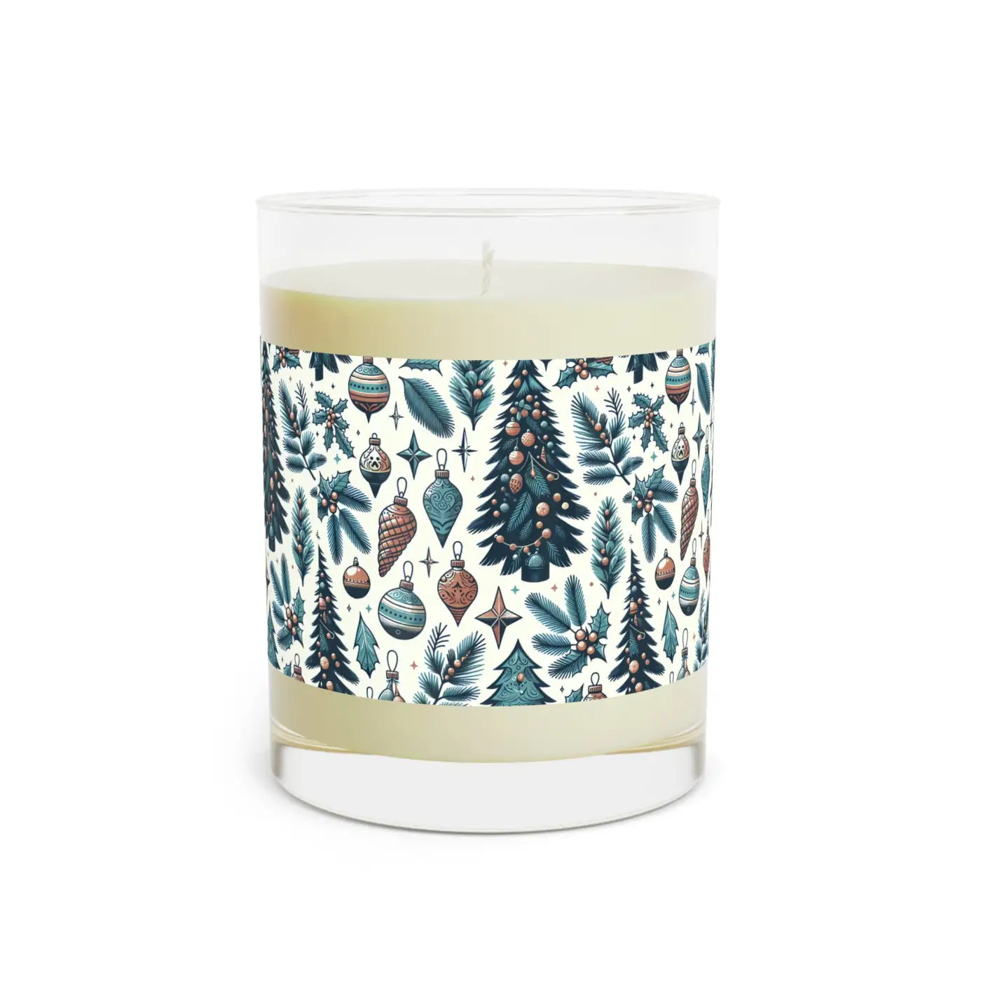 Scented Christmas Candle - Pine Trees and Cones - DipaliZ