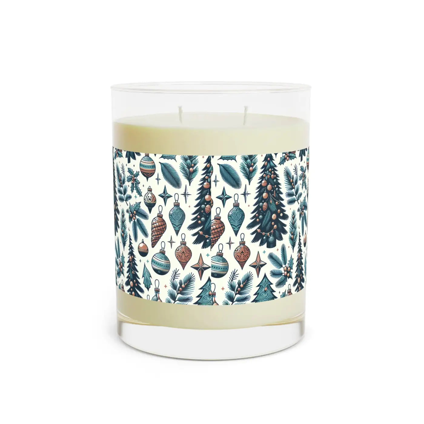 Scented Christmas Candle - Pine Trees and Cones - DipaliZ