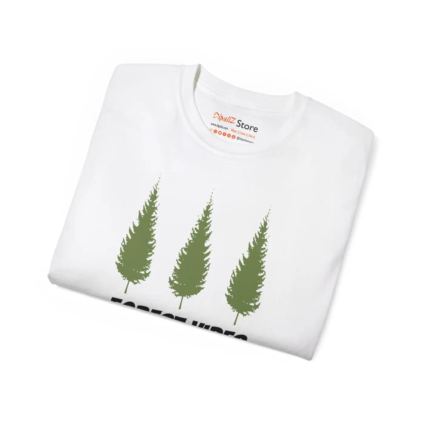 Pine Trees Forest Vibes T-Shirt - Nature Lovers - DipaliZ